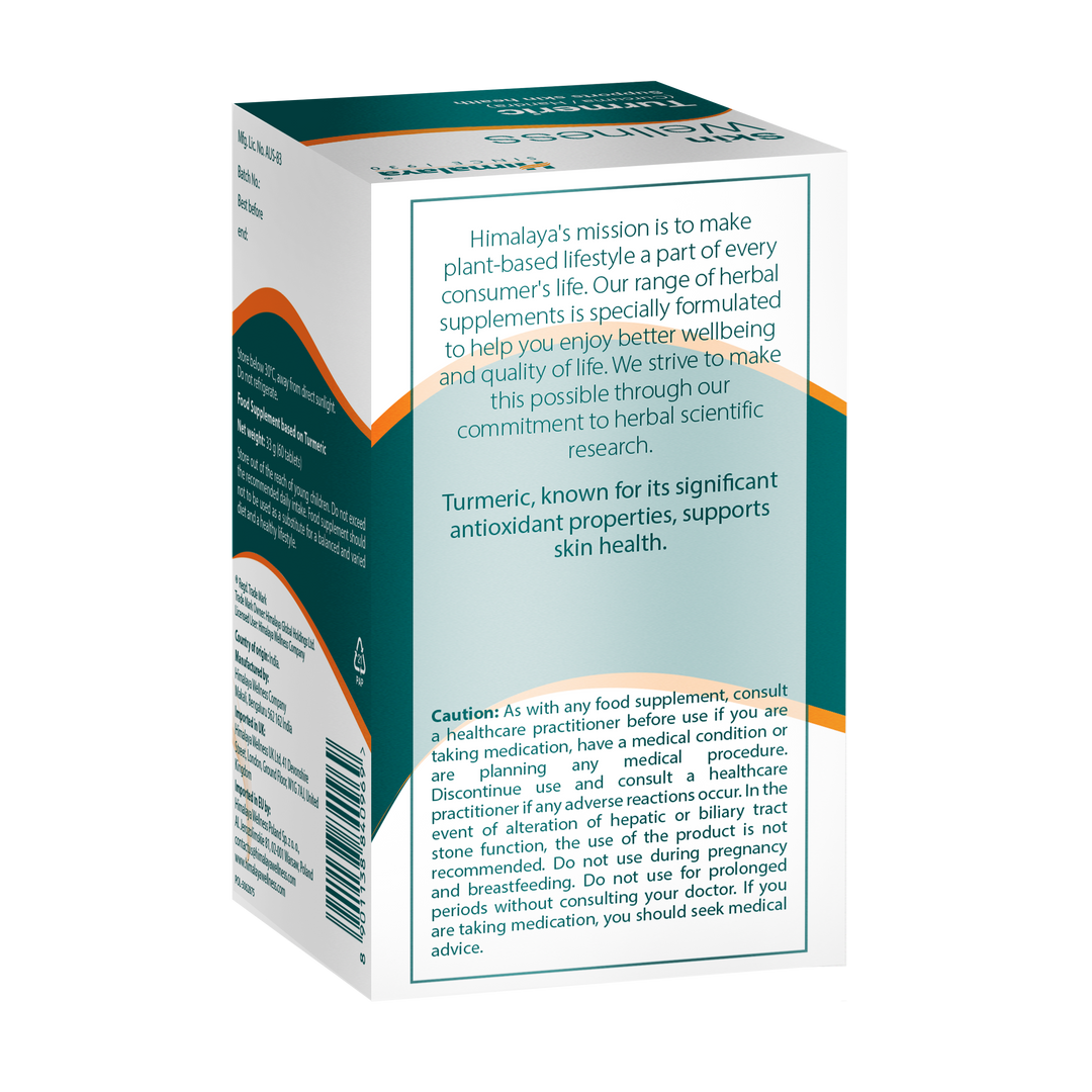 Himalaya Skin Wellness Turmeric - 60 Compresse