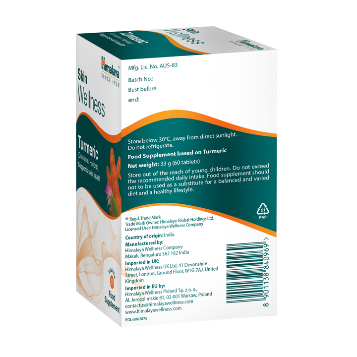 Himalaya Skin Wellness Turmeric - 60 Compresse