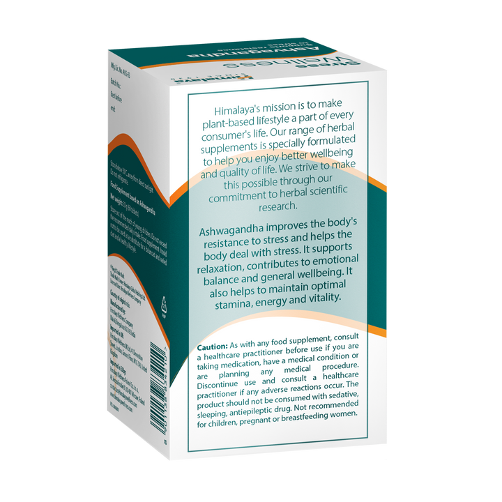 Himalaya Stress Wellness Ashwagandha - 60 Compresse