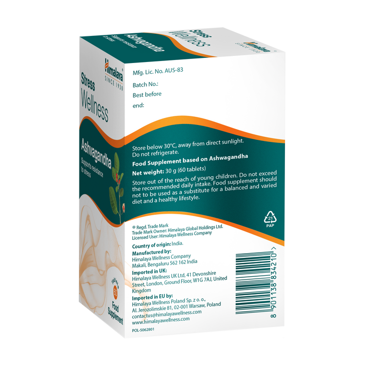 Himalaya Stress Wellness Ashwagandha - 60 Compresse