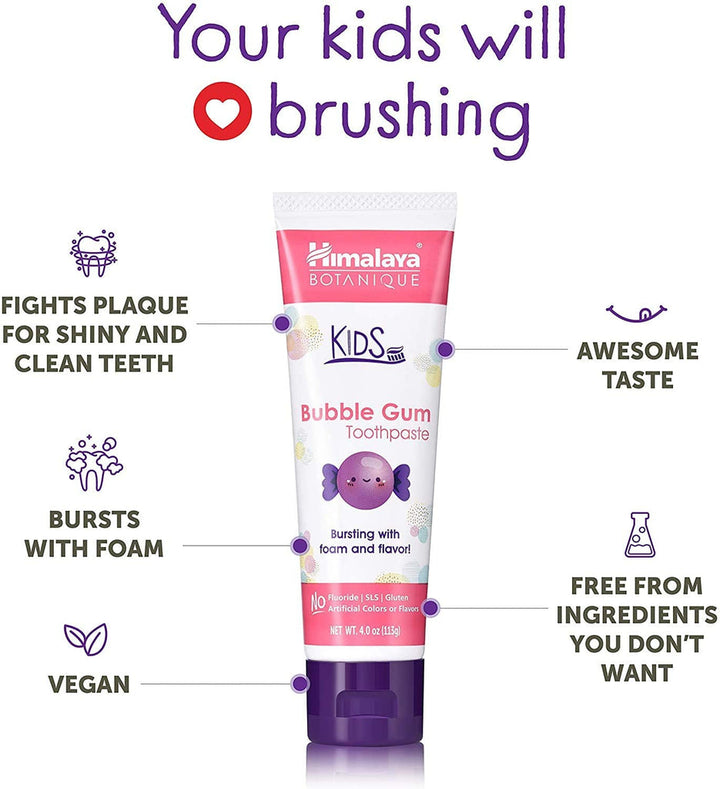 Dentifricio per bambini Bubble Gum